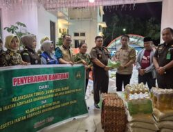 Peduli Bencana, Kejaksaan Negeri Solok Salurkan Bantuan
