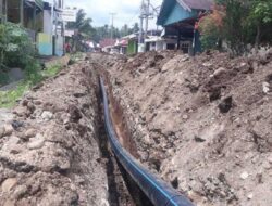 Pengerjaan Pemasangan Pipa Air Bersih di Pulau Punjung Diduga Tidak Sesuai Spesifikasi