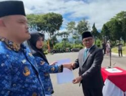 Wako Ramlan Resmi Lantik 900 PPPK Paruh Waktu