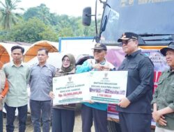 Dharmasraya Salurkan Bantuan 2,5 Ton Beras dan Rp100 Juta ke Tanah Datar