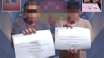 Polres Payakumbuh Ringkus Dua Tersangka Komplotan Peredaran Narkotika, 20 Pil Ekstasi Disita