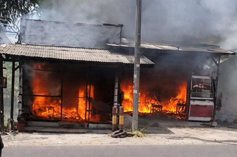 Kebakaran di Pasaman Barat