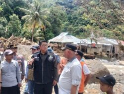 Gubernur Tinjau Lokasi Bencana di Nagari Pancuang Taba Pessel
