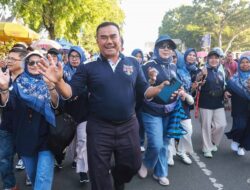Marsekal Muda TNI Novla Mirsyah Ikuti CFD di Lapangan Cindue Mato Batusangkar