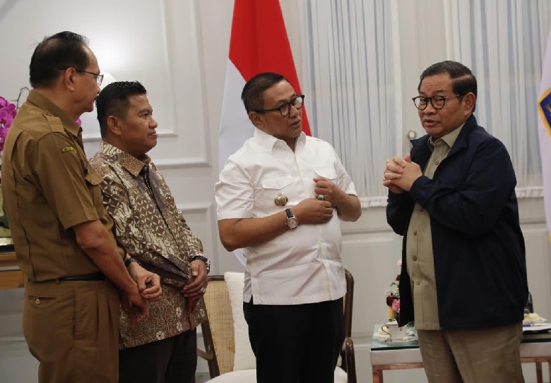 Bahas Daerah Khusus dan Hibah Sarpras, Wako Ramlan Temui Gubernur DKI Jakarta