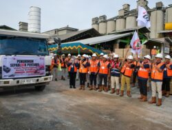 SIG dan Semen Padang Lepas Pengiriman Perdana SEPABLOCK untuk Huntap Sumatera