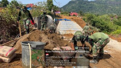 Pemko Padang dan TNI Bangun Jembatan di Tiga Titik