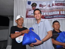 Walikota Sawahlunto Salurkan Paket Ramadhan dari Anggota DPR Andre Rosiade