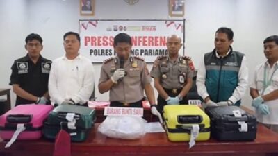 Polres Padang Pariaman Gagalkan Upaya Penyelundupan 7,9 Kg Sabu di BIM 
