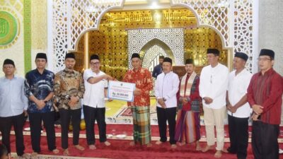 TSR Pemprov Sumbar Kunjungi Masjid Raya Kampung Baru Pariaman