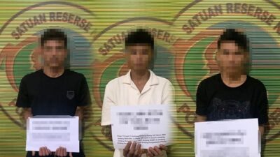 Satresnarkoba Polres Pessel Ringkus Tiga Pengedar Narkotika Jenis Sabu