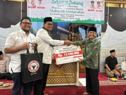 Safari Ramadan Pemprov Sumbar di Ring Satu Perusahaan, PT Semen Padang Salurkan Bantuan untuk Masjid Raya Limau Manis