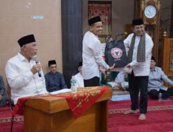 Gubernur Mahyeldi Apresiasi Kontribusi PT Semen Padang dalam Safari Ramadan di Sawahlunto