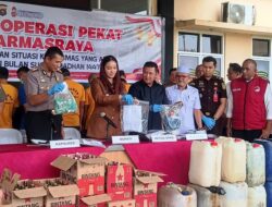 Operasi Pekat di Dharmasraya, Polres Amankan 11 Tersangka
