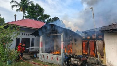 Tiga Rumah di Tabiang Banda Gadang Terbakar, Kerugian Capai Rp500 Juta