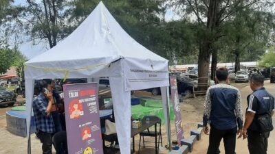 Libur Lebaran di Pantai Air Manis Nihil Pungli
