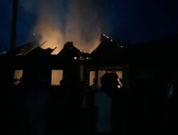 Ditinggal Shalat Magrib, Rumah Permanen di Dharmasraya Habis Dilalap Api