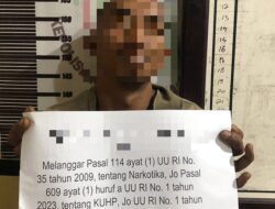 Diduga Pengedar Sabu, Warga Asal Jambi Diringkus Satresnarkoba Polres Dharmasraya