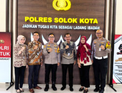 Perkuat Sinergi Pasca-Lebaran, Pimpinan BRI Solok Sambangi Polres Solok Kota