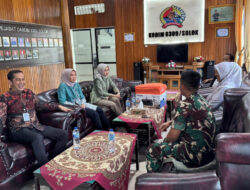 Petinggi BRI Solok Kunjungi Kodim 0309: Silaturahmi Sekaligus Bahas Kerja Sama Bisnis