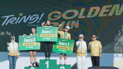 2026  Lari Berhadiah Emas: Ribuan Peserta Ramaikan Tring! Golden Run Pegadaian di Senayan