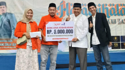 Duka Kebakaran 17 Ruko di Gunungsitoli, Yusman Dawolo Hadir Bawa Harapan