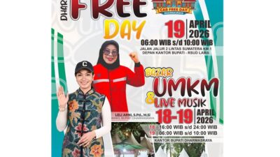 Pemkab Dharmasraya Gelar Car Free Day dan Pasar Kuliner