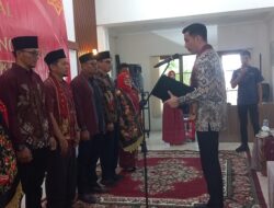 Walikota Sawahlunto Kukuhkan Pengurus Luas Agam Bukittinggi Sakato