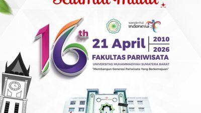 Fakultas Pariwisata UM Sumbar Rayakan Milad ke-16, Perkuat Inovasi dan Daya Saing Global