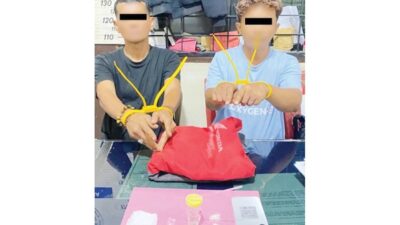 Dua Pria di Payakumbuh Diringkus Polisi Saat Asyik Konsumsi Sabu di Sebuah Warung 