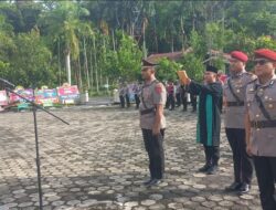 Kapolres Sawahlunto Lantik Kasat Reskrim dan Kabag Ren 