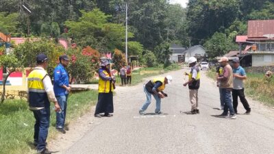 Ruas Jalan Guguak Cino - Sitangkai Mulai Diperbaiki