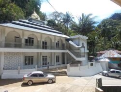 Di Desa Tak Boncah Sawahlunto Berdiri Masjid Wakaf Darul Siska