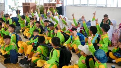 Cetak Generasi Tertib, KAI Divre II Sumbar Sulap Stasiun Padang Jadi Ruang Belajar Raksasa