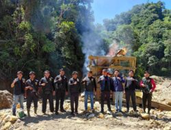 Satgas Anti Ilegal Mining Polres Solok Selatan Tutup Dua Lokasi Tambang di Sangir