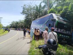 Bus ALS Kecelakaan di Pasbar, Satu Orang Meninggal