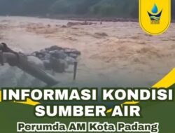 Hujan Deras Ganggu Distribusi Air di Padang, Perumda AM Imbau Pelanggan Tampung Air