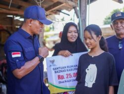 Bupati Solok Serahkan Bantuan Bedah Rumah untuk Warga Jorong Guci II Nagari Paninggahan