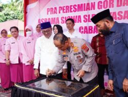 Kapolda Resmikan GOR dan Groundbreaking Asrama SLB Kemala Bhayangkari di Nagari Lubuk Jantan