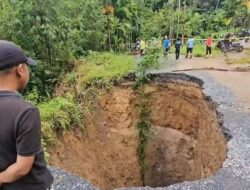 Lubang Mirip Sinkhole Belum Ditimbun, DPRD Kritisi Kinerja BPBD