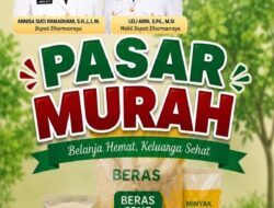 Besok, Pemkab Dharmasraya Gelar Pasar Murah di Halaman Masjid Babussalam Pulau Punjung