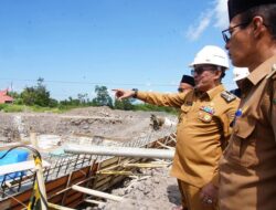 Progres Pembangunan Sabodam di Nagari Sungai Jambu Telah Mencapai 12 Persen