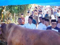 Bupati Solok Sholat Idul Adha Bersama Masyarakat di Sungai Nanam