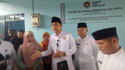 Sidak Dapur MBG Agam, Ade Rezki Pratama: Sudah Penuhi Standar Nasional