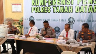 Polres Tanah Datar Gagalkan Perdagangan 15 Kg Sisik Trenggiling