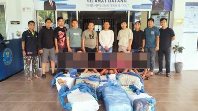 Dihadang di Palupuah Agam, BNNP Sumbar Gagalkan Peredaran 150 Kg Ganja