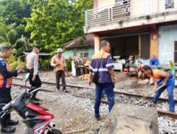 KAI Divre II Sumbar Kembali Tutup Tiga Perlintasan Liar di Lintas Lubuk Alung–Pariaman