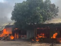 Kebakaran di Kota Pariaman, 10 Petak Rumah dan Tiga Sepeda Motor Hangus