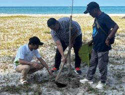 PLN Bukittinggi Goro Peringati Hari Lingkungan Hidup Sedunia 2026 di Pantai Tiku Agam