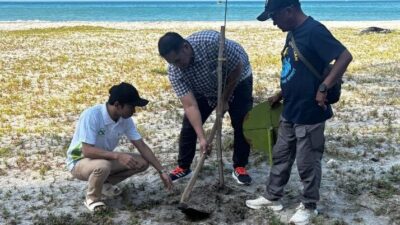 PLN Bukittinggi Goro Peringati Hari Lingkungan Hidup Sedunia 2026 di Pantai Tiku Agam